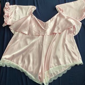 SUPER SALE! Lazy Girl Lingerie Romper (Never Worn)